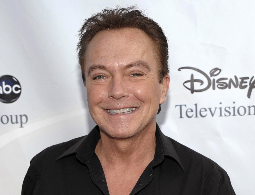 FILE - In this Aug. 8, 2009, file photo, actor-singer David Cassidy arrives at the ABC Disney Summer press tour party in Pasadena, Calif. Former teen idol Cassidy of &quot;The Partridge Family&quot; f ...