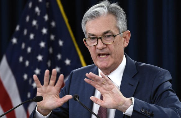 FILE - Federal Reserve Chairman Jerome Powell speaks during a news conference in Washington, Oct. 30, 2019. President Joe Biden announced Monday, Nov. 22, 2021 that he&#039;s nominating Jerome Powell  ...