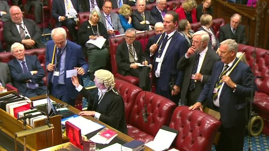 Die Entscheidung im House of Lords fiel mit 366 zu 268 Stimmen.&nbsp;