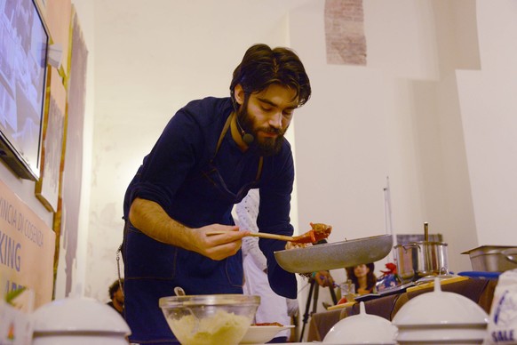 In photo Lorenzo Biagiarelli, cook and companion of Selvaggia Lucarelli PUBLICATIONxINxGERxAUTxONLY Copyright: xGloriaxImbrognox/xIPAx/xGloriaxImbrognox