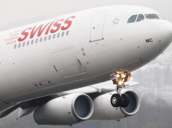 Ein Airbus A340 der Swiss - mit einem Flugzeug dieses Typs ging der dritte und letzte RÃ¼ckholflug aus Indien in die Schweiz vonstatten. (Archivbild)