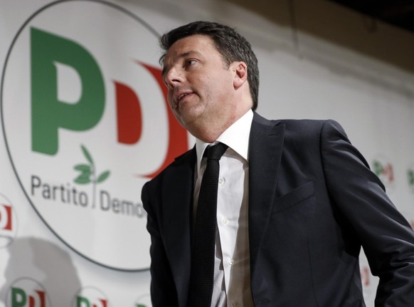 Noch immer sehr einflussreich im Partito Democratico: der frühere Regierungschef Matteo Renzi. Er gilt als Inspirator einer PD-Cinque-Stelle-Koalitionsregierung (Archiv - Bild vom 5. März 2018).