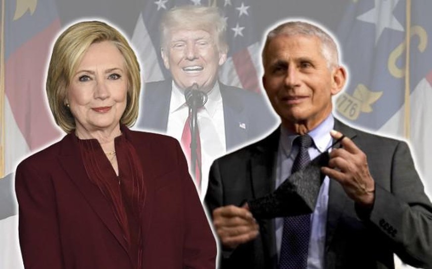 Fauci, Clinton, Trump