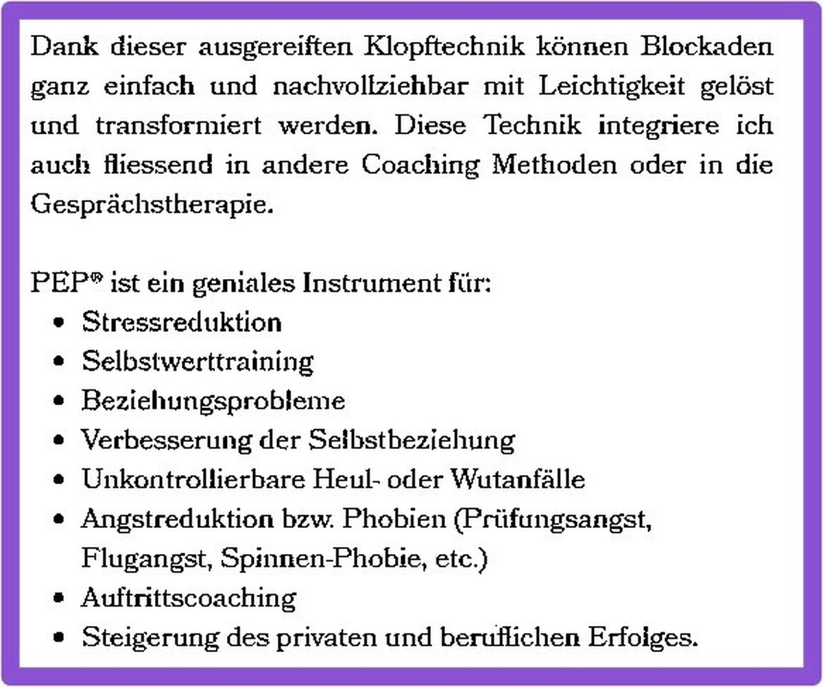 Das schreibt ein Life-Coach auf seiner Website