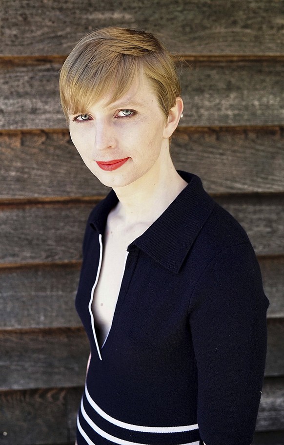 FILE - This undated file photo provided by Army Pvt. Chelsea Manning shows a portrait of her that she posted on her Instagram account on Thursday, May 18, 2017. A lawsuit brought by Manning over the c ...