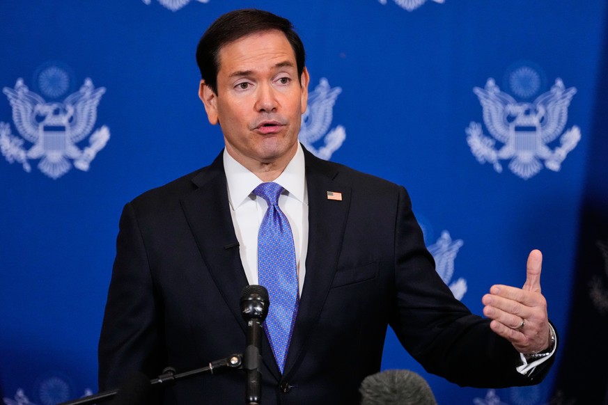 United States Secretary of State Marco Rubio speaks to the media after meeting with Russian Foreign Minister Sergey Lavrov, Wednesday, Sept. 23, 2026, in New York. (AP Photo/Yuki Iwamura)
Marco Rubio