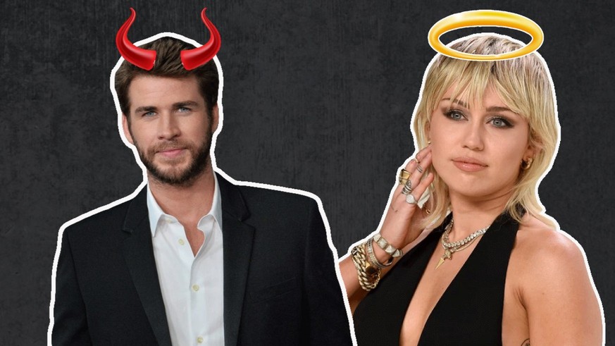 Liam Hemsworth und seine verflossene Liebe Miley Cyrus.