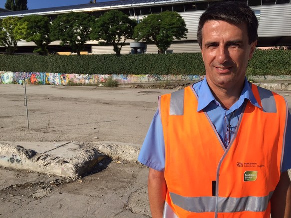 Peter Wiederkehr, Leiter Geschäftsbereich Werdhölzli von Entsorgung und Recycling der Stadt Zürich&nbsp;