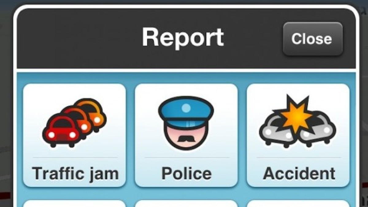 Das interaktive GPS« Waze».