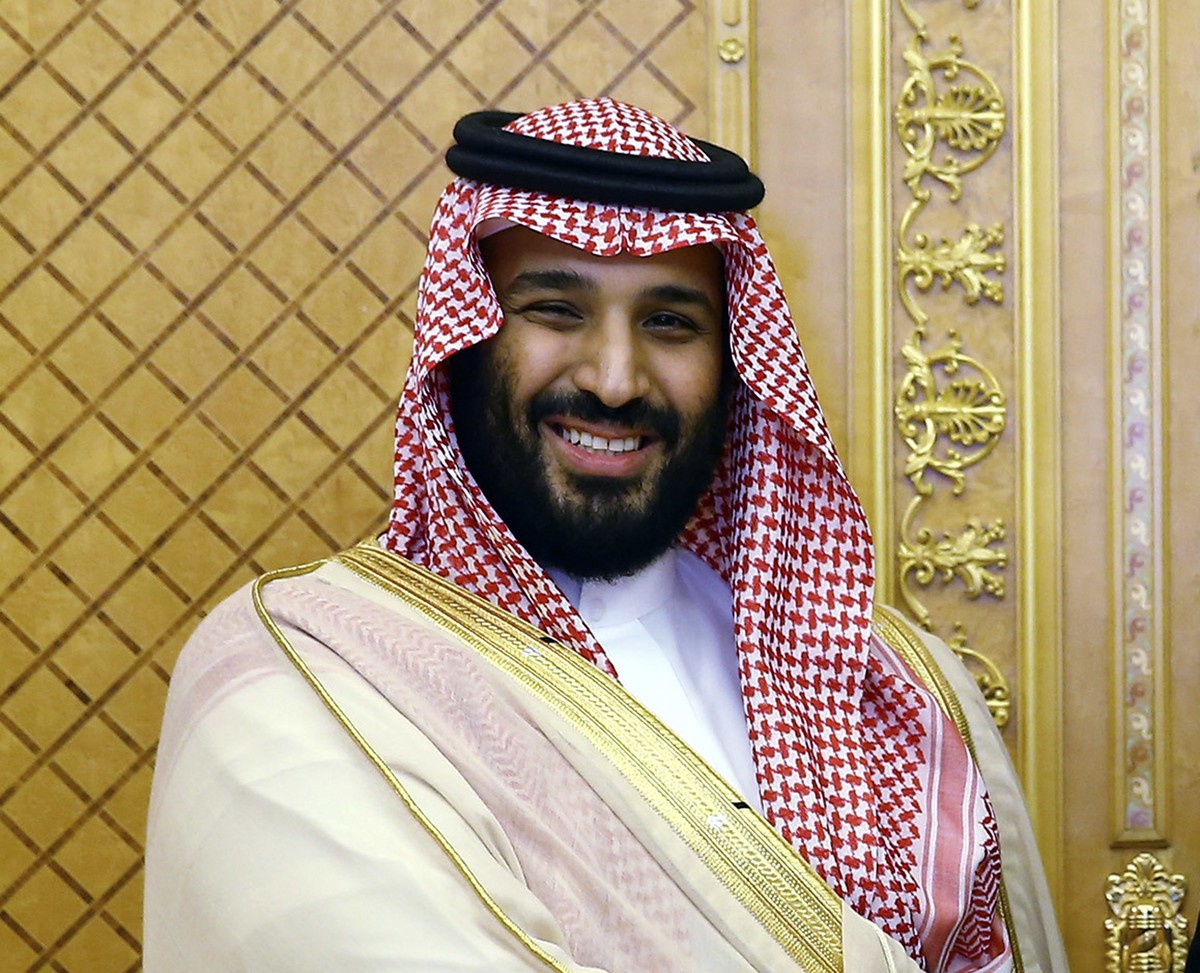 FILE - In this July, 23, 2017 file photo, Saudi Crown Prince Mohammed bin Salman poses while meeting with Turkey's President Recep Tayyip Erdogan in Jiddah, Saudi Arabia. Leaders in Qatar and Sau ...
