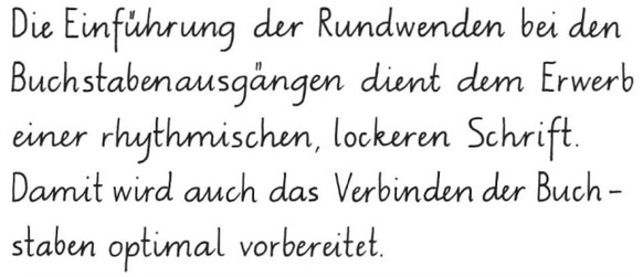 So sieht die sogenannte teilverbundene Basisschrift aus, die zukünftig an Deutschschweizer Schulen gelehrt werden soll.&nbsp;