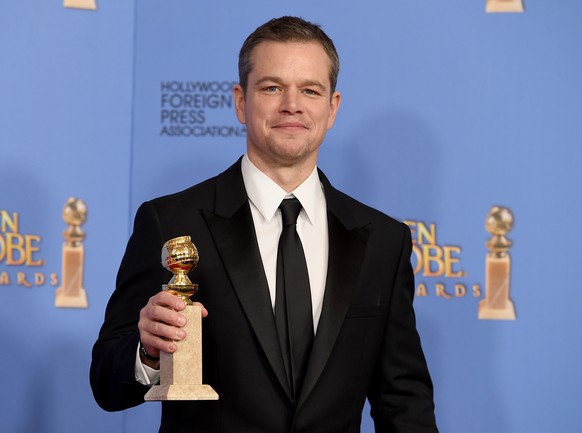 Diesmal hat's geklappt: Matt Damon erhielt nach sieben Nominierungen endlich einen Preis als Schauspieler.