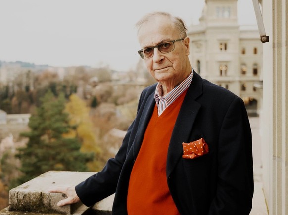 «Sonntagsblick» Frank A. Meyer, Hotel Bellevue Palace Bern