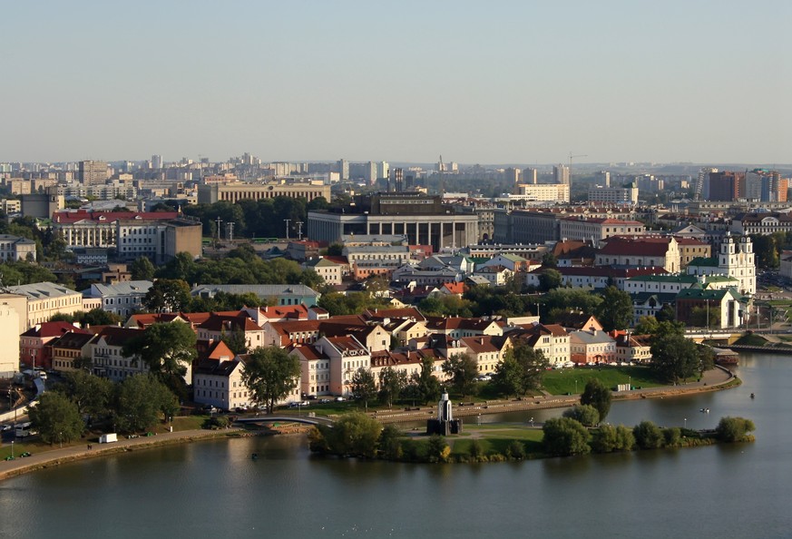 Blick auf die sogenannte «Altstadt» von Minsk.