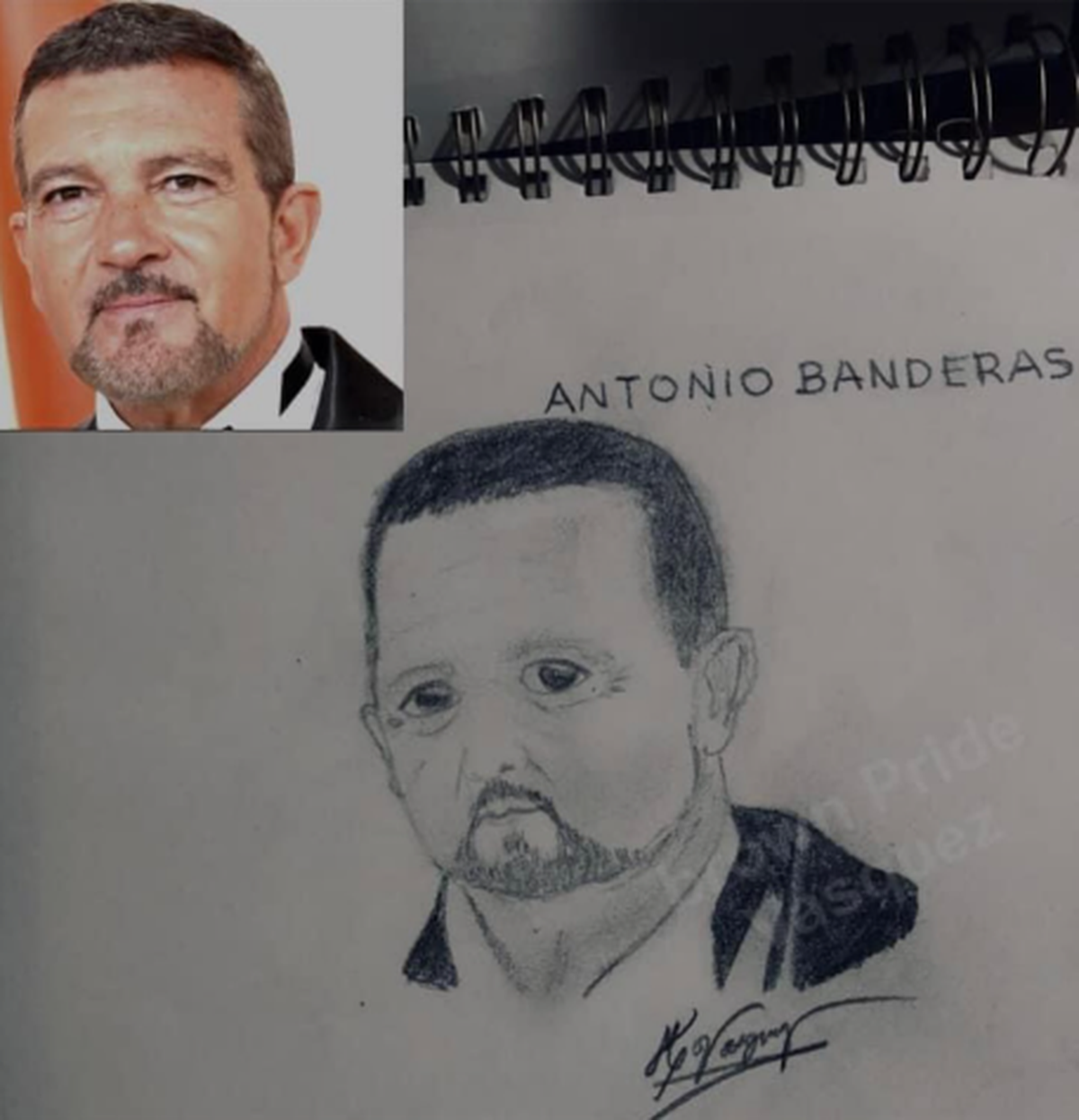 Faildienstag: Zeichnung von Antonio Banderas