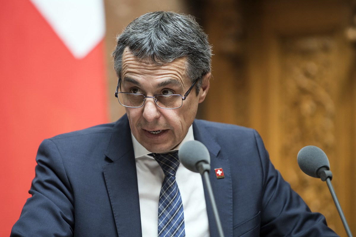 Bundesrat Ignazio Cassis spricht in der Fragestunde im Nationalrat an der Herbstsession der Eidgenoessischen Raete, am Montag, 17. September 2018, in Bern. (KEYSTONE/Peter Schneider)