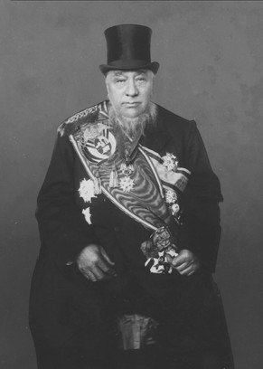 Paul Kruger bei der Amtseinführung 1898.