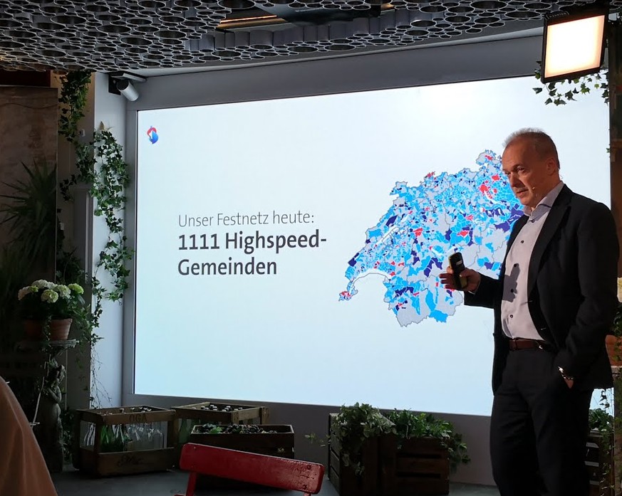 Swisscom-Chef Urs Schaeppi informierte über die Zukunftspläne.