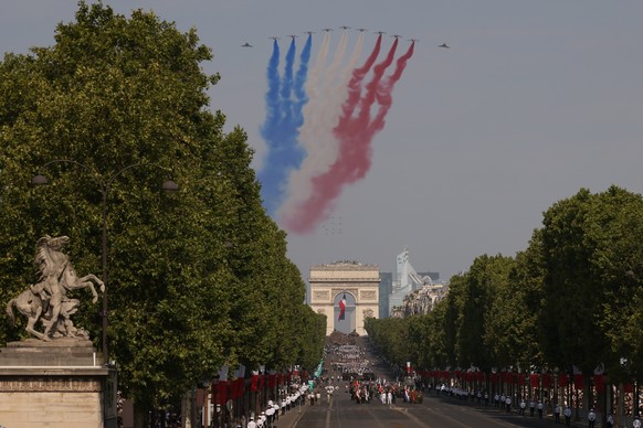 <p>Frankreich feiert am 14. Juli Nationalfeiertag</p>
