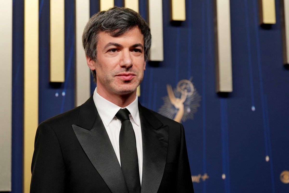 FILE - Nathan Fielder arrives at the 77th Primetime Emmy Awards on Sunday, Sept. 14, 2025, at the Peacock Theater in Los Angeles. (AP Photo/Jae C. Hong,File)
Nathan Fielder
