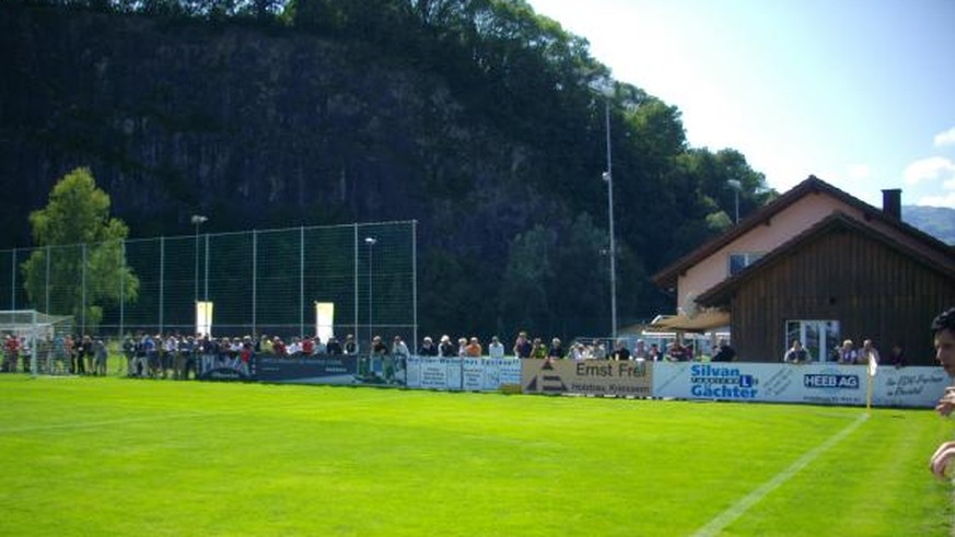 Der Sportplatz Kolbenstein in Montlingen.