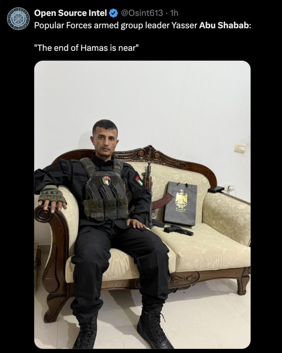 Jassir Yasser Abu Shabab Schabab Gaza