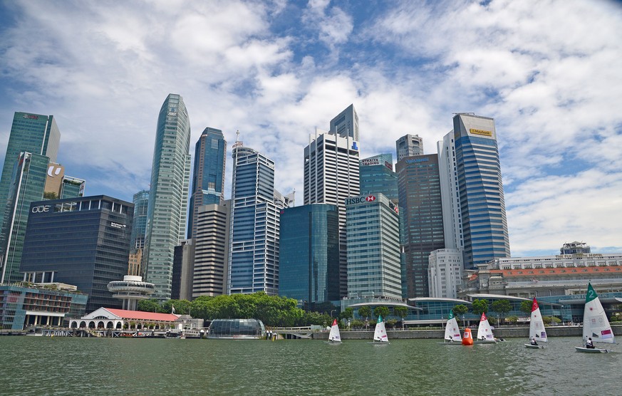 Küstenstädte wie Singapur sind vom Meeresspiegelanstieg akut gefährdet.