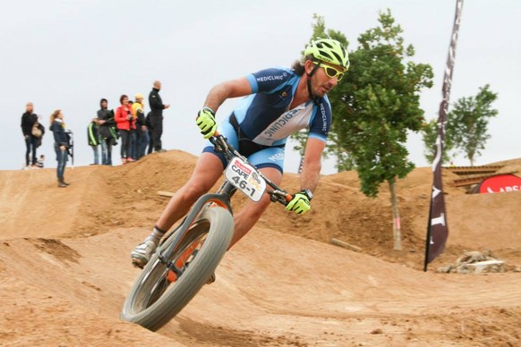 Mannie Heymans: Erst vor vier Wochen erhielt er sein Bike.