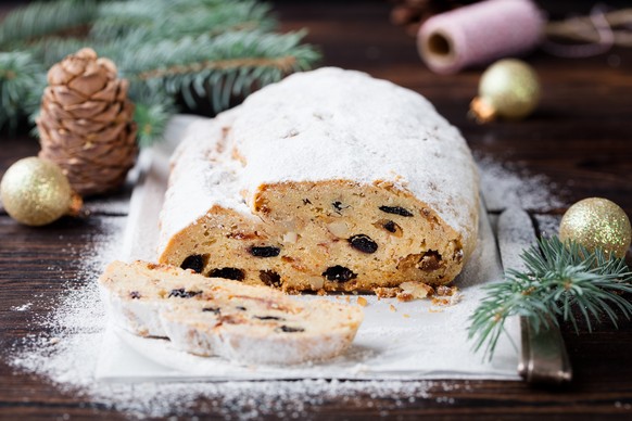 weihnachtsstollen weihnachten kuchen dessert essen food winter deutschland