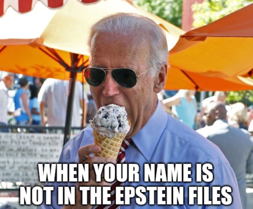 Meme zu Trump Epstein und Joe Biden