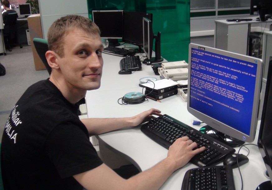 Sergej sagt, er habe Stuxnet eher zufällig entdeckt. 