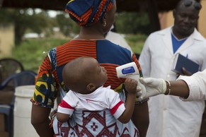 Die strengen Kontrollen an der Grenze von Mali zu Guinea konnten das Ebola-Virus nicht aufhalten.