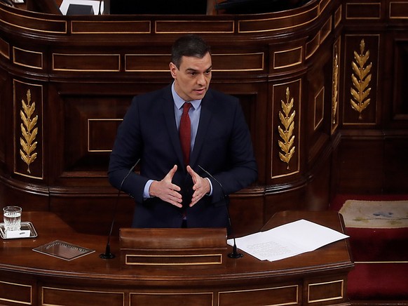 Spaniens Ministerpräsident Pedro Sánchez hat seinem Kabinett einen Plan für die schrittweise Rückkehr zu einer &quot;neuen Normalität&quot; vorgelegt. (Archivbild)