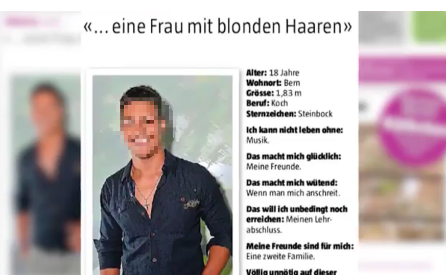 sie sucht ihn zeitung