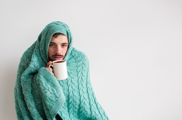Men, you need to be strong now: According to the study, there is no such thing as a “male flu”.