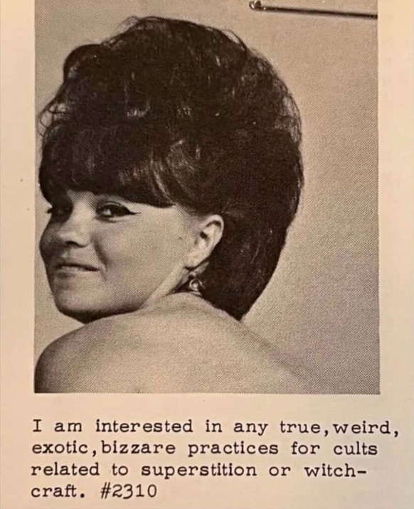 Long Lost Personals - Dating-Annoncen anno dazumal.

https://www.instagram.com/longlostpersonals/