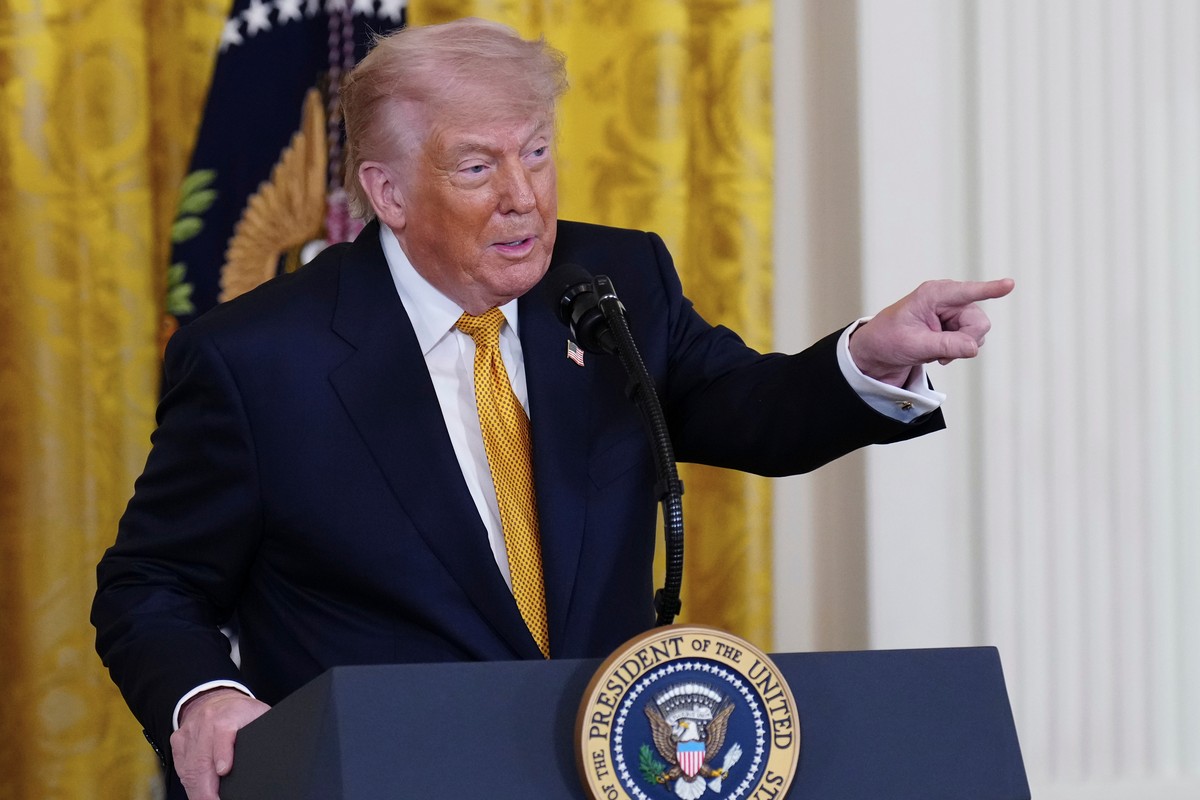 President Donald Trump speaks during a Mother's Day event for members of the military, Wednesday, May 6, 2026, in the East Room of the White House, in Washington. (AP Photo/Jacquelyn Martin)
Dona ...
