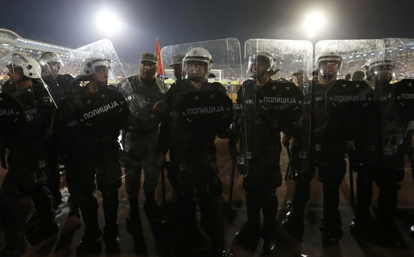 Die Polizei will Ausschreitungen wie im Hinspiel mit allen Mitteln verhindern.