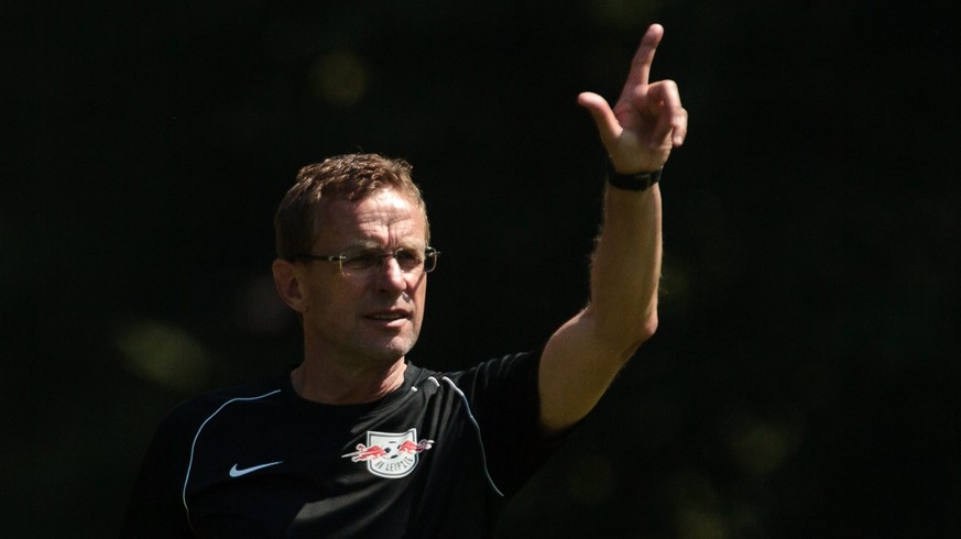 07.07.2015; Leogang; Fussball - Training RB Leipzig - Trainer Ralf Rangnick (RB Leipzig)
(Expa/freshfocus)