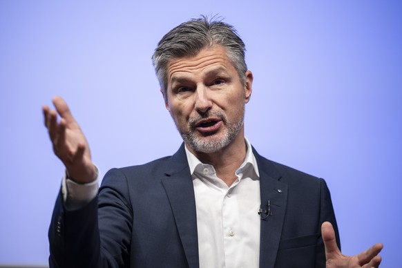 Urs Baumann, CEO Zuercher Kantonalbank, informiert an der Bilanzmedienkonferenz der Zuercher Kantonalbank, ZKB, ueber das Geschaeftsjahr 2024, aufgenommen am Freitag, 7. Februar 2025 in Zuerich. (KEYS ...
