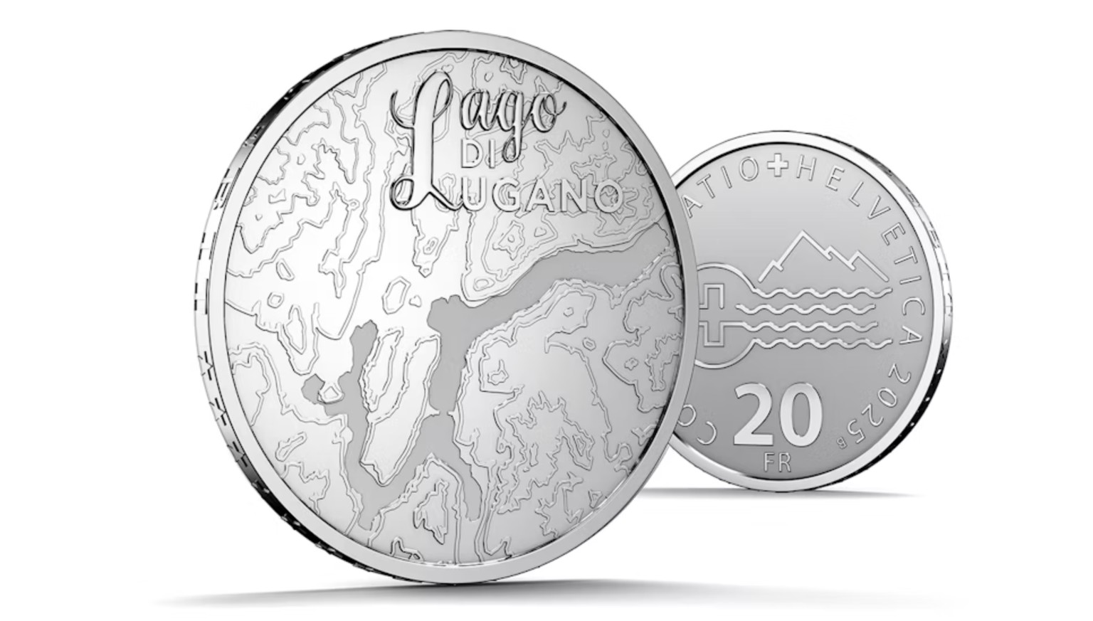 Swissmint-Sondermünze Luganersee