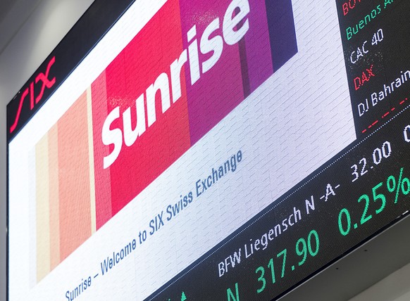 Die Sunrise-Aktien werden bald nicht mehr an der Schweizer B