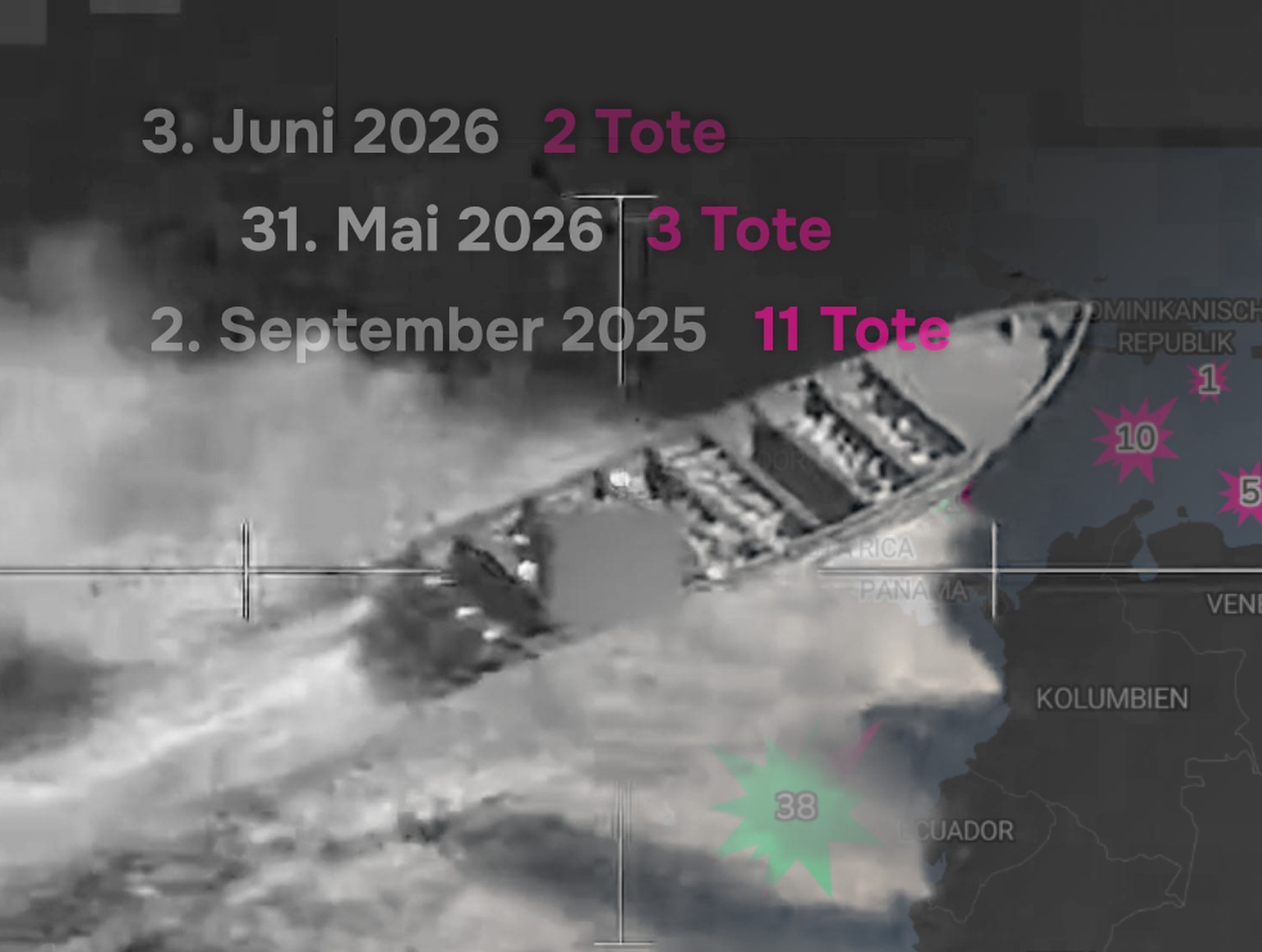 Hier hat das US-Militär bereits über 200 «Drogen-Terroristen» exekutiert