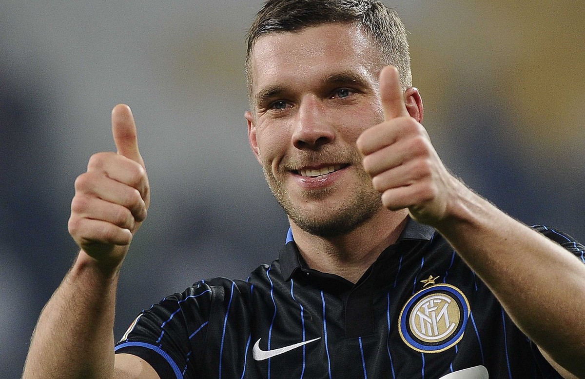 Erst kürzlich verpflichtete Inter Mailand Lukas Podolski.