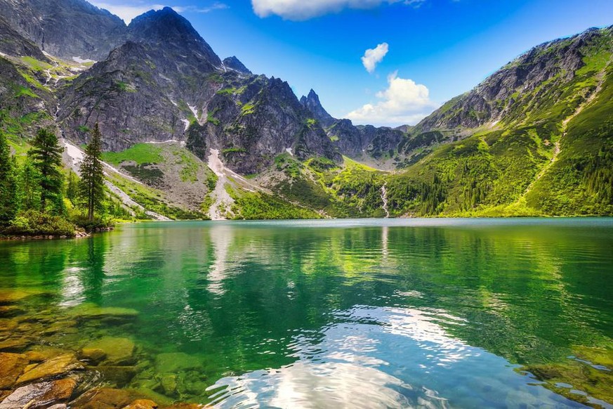 Blick auf das Tatra-Gebirge.