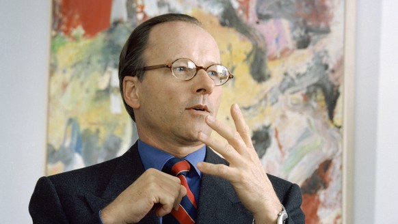 ARCHIVE --- Portrait of Swiss industrialist Stephan Schmidheiny, taken in March 1997. Stephan Schmidheiny is threatened with a new asbestos case in Italy.  The public prosecutor accuses the Sw...
