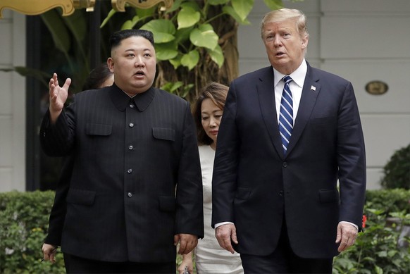 Die Beziehungen haben sich verschlechtert: Kim Jong Un und Donald Trump im Februar 2019 in Hanoi. 