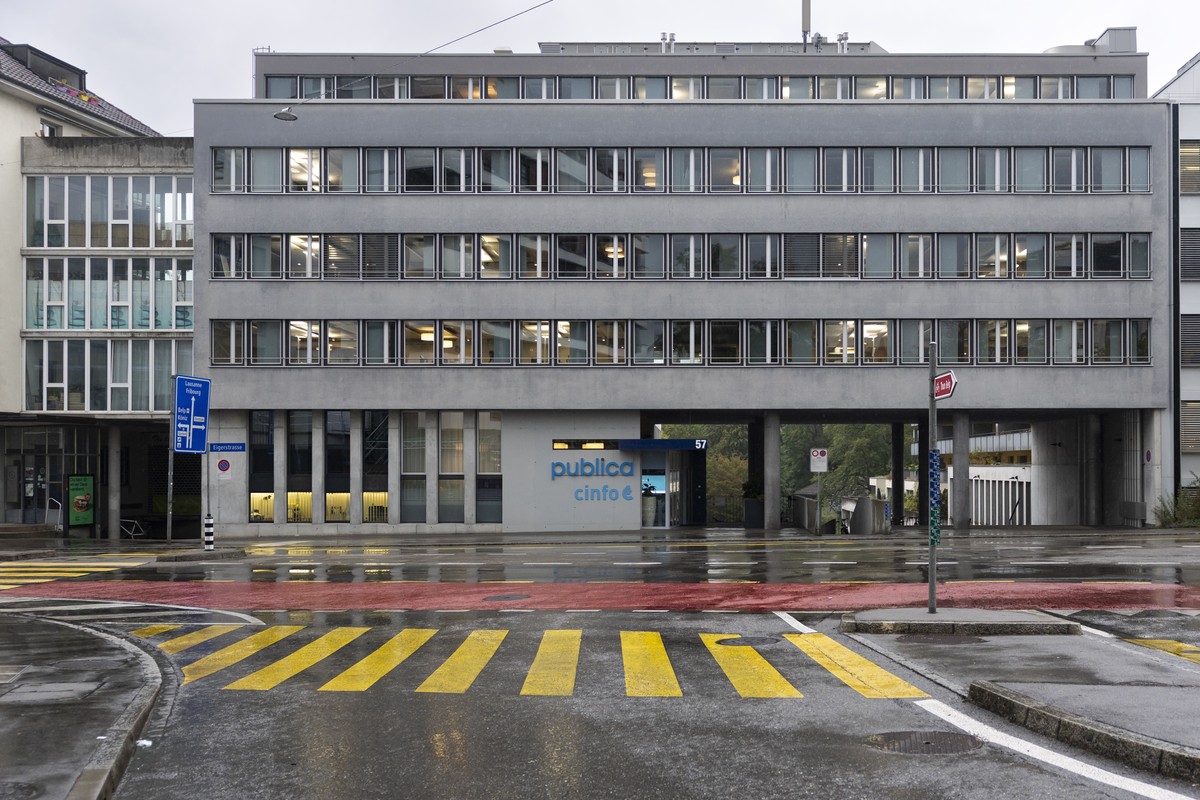 KEYPIX - Der Hauptsitz der Pensionskasse des Bundes Publica am Donnerstag, 8. Oktober 2026 in Bern. Die Publica gehoert zu den groessten oeffentlich-rechtlichen Vorsorgeeinrichtungen des Landes. Bei e ...