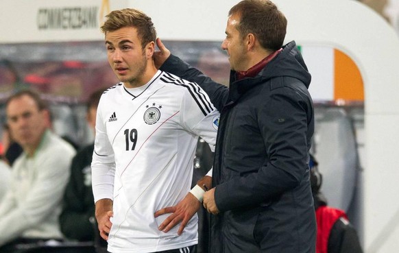 Götze und Flick haben bereits in der deutschen Nationalmannschaft zusammengearbeitet.