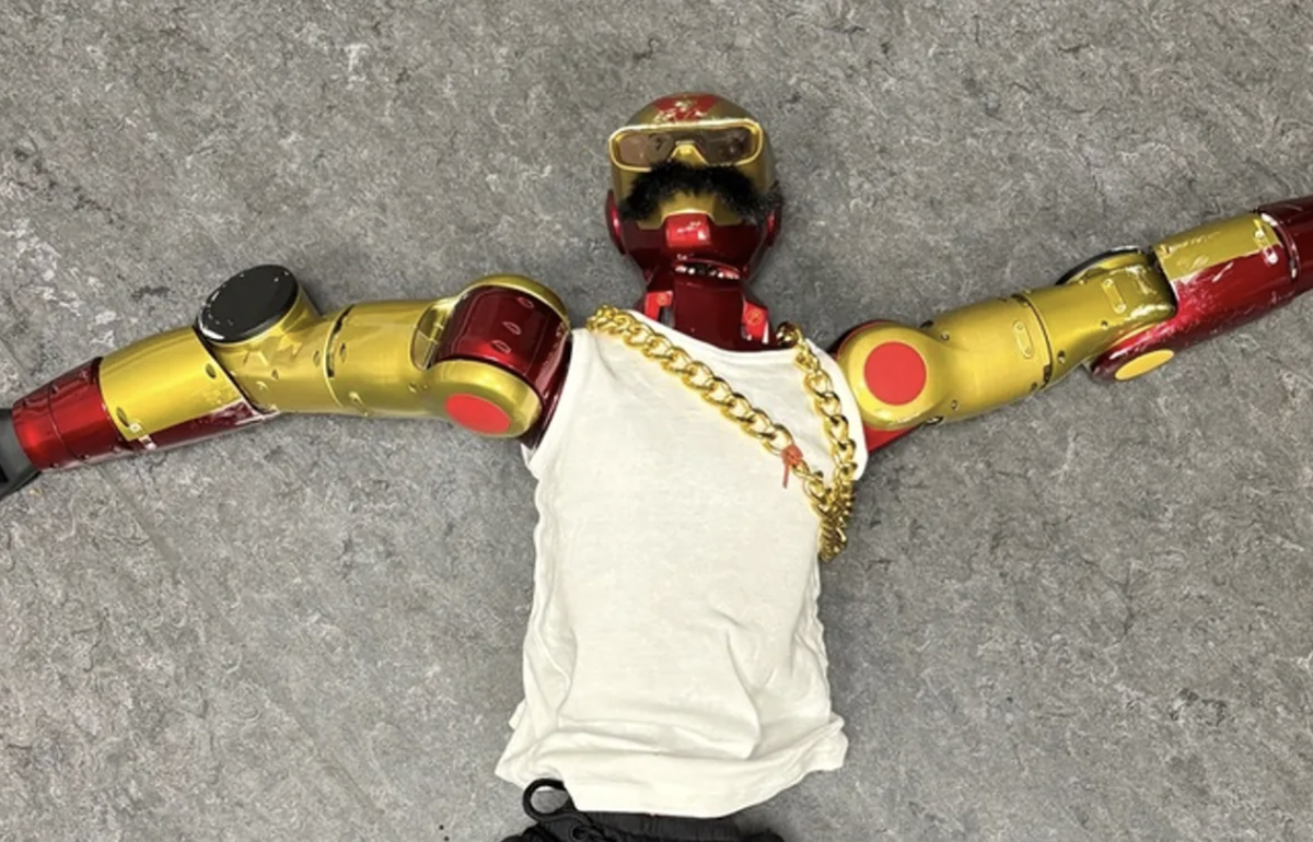 Die Polizei stellte den Roboter sicher.